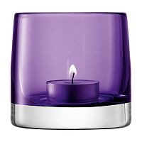 подсвечник стеклянный фиолетовый для чайной свечи light colour, 8,5 см в Благовещенске