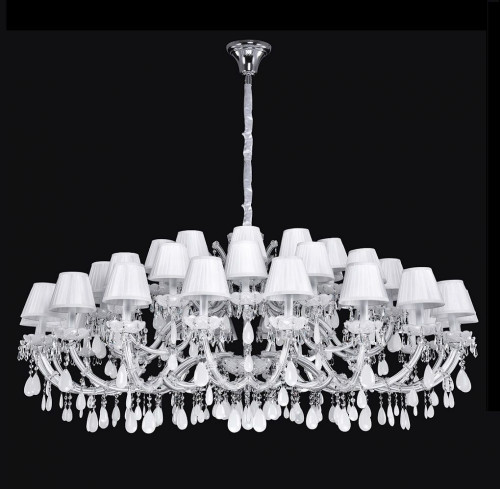 подвесная люстра crystal lux blanca sp45 белая в Благовещенске