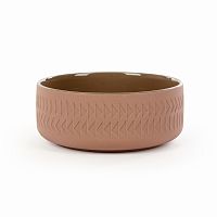 тарелка tactile диаметр 15 коричневый в Благовещенске