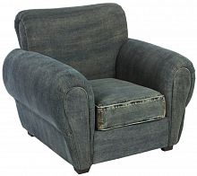 кресло san francisco denim armchair серое в Благовещенске