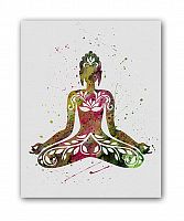 постер yoga а4 в Благовещенске