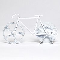 нож для пиццы из нержавеющей стали the fixie, белый мрамор в Благовещенске