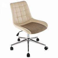 кресло компьютерное marco beige fabric бежевое в Благовещенске