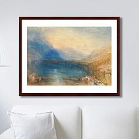 картина: the lake of zug, 1842г. в Благовещенске
