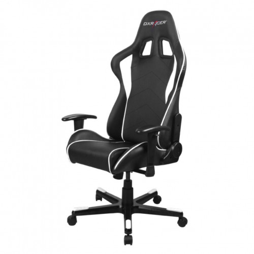 кресло геймерское dxracer formula черно-белое в Благовещенске