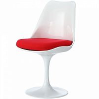 стул eero saarinen style tulip chair красная подушка в Благовещенске