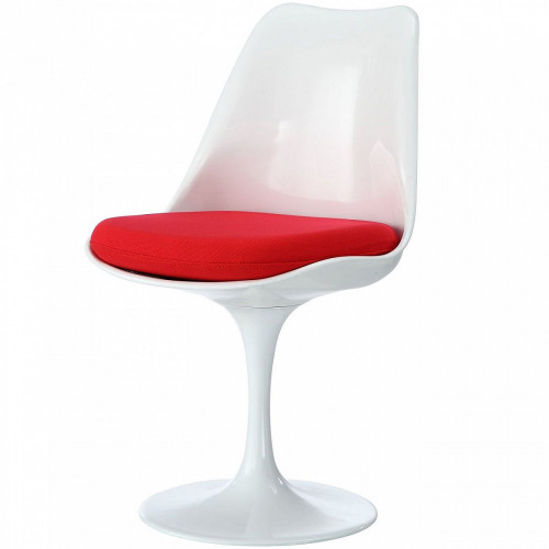 стул eero saarinen style tulip chair красная подушка в Благовещенске