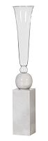 ваза настольная crystal circle white small в Благовещенске