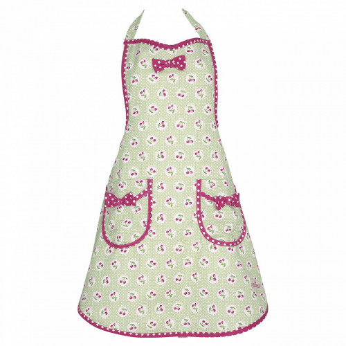 фартук cherry berry p.green w/bow в Благовещенске