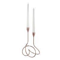 подсвечник медный металлический на 2 свечи loop, 28 см в Благовещенске