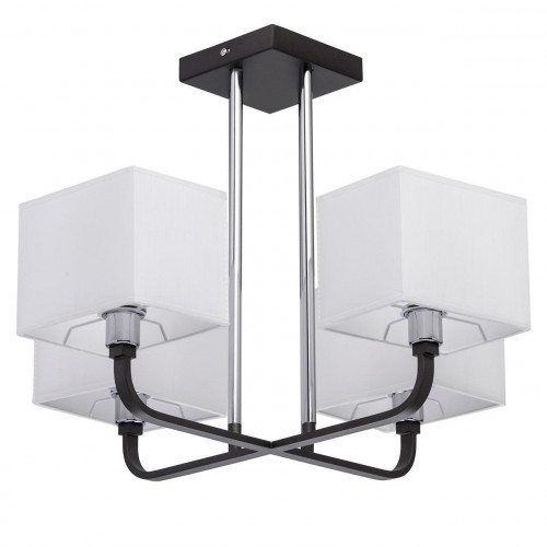 потолочная люстра mw-light прато 5 101011904 белая в Благовещенске