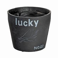 цветочный горшок lucky чёрный в Благовещенске