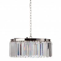 люстра rhys clear glass хром, прозрачная, чёрная в Благовещенске