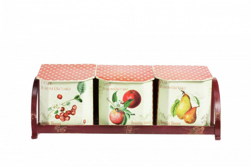 набор емкостей для хранения на подставке fruits в Благовещенске