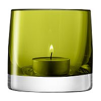 подсвечник стеклянный зеленый для чайной свечи light colour, 8,5 см в Благовещенске